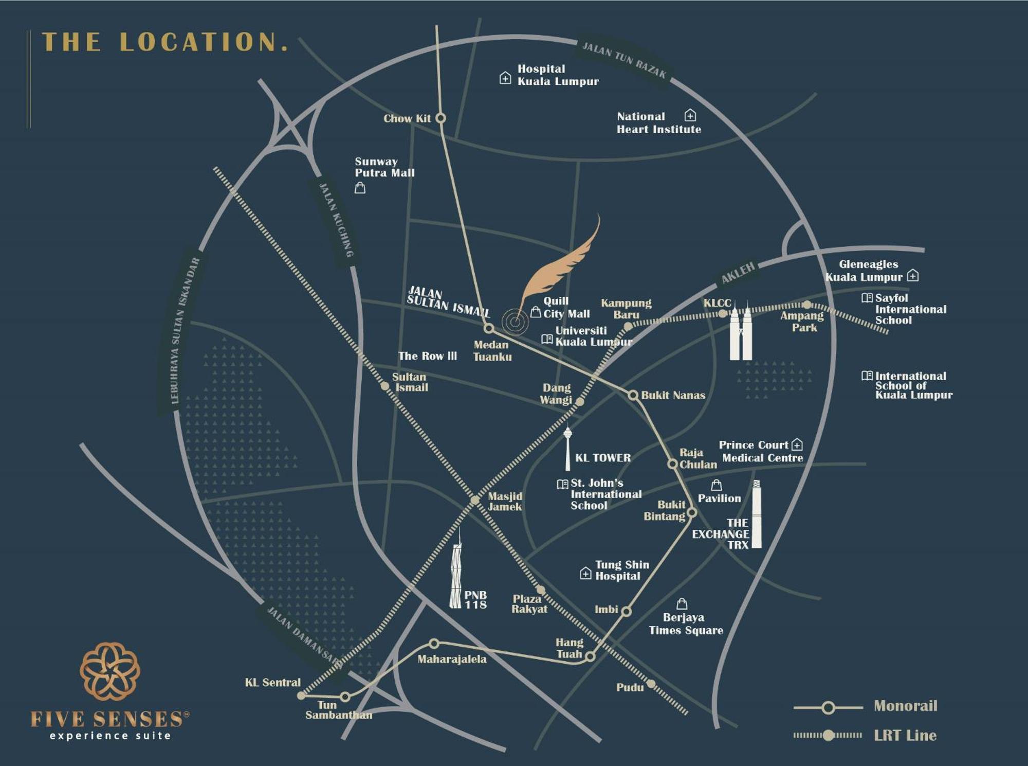 Quill City Residences Klcc, Five Senses Kuala Lumpur Kültér fotó